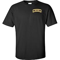 U.S. Army Recon Tab T-Shirt Black | Amazon.com